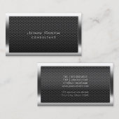 建築の専門の金属のボーダーコンサルタント 名刺 (正面/裏面)
