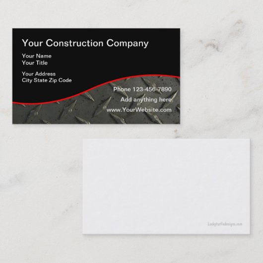 建築の工業デザイン 名刺 (正面/裏面)