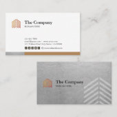 建築の建築家の社会的な銀製の名刺 名刺 (正面/裏面)