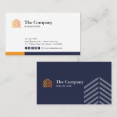 建築の建築家社会的な媒体の名刺 名刺 (正面/裏面)