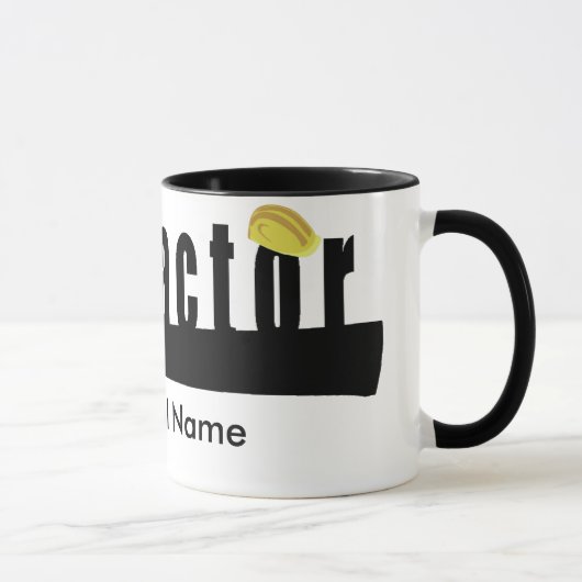 建築の建築者の住宅産業の建築業者 マグカップ (右)