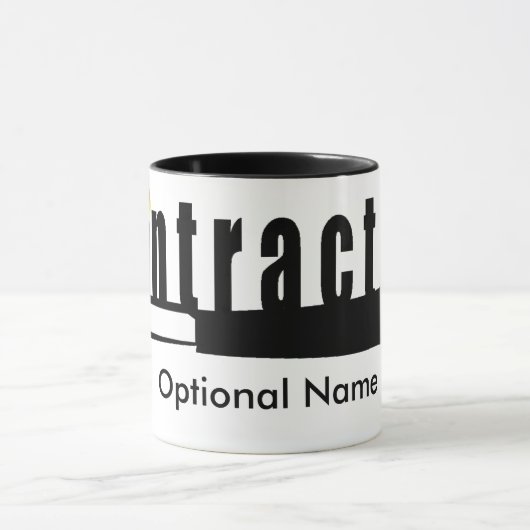 建築の建築者の住宅産業の建築業者 マグカップ (中央)