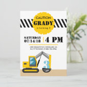 建築の招待状の第3誕生日の第3招待 招待状 (スタンド正面)