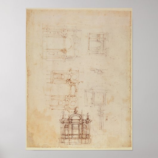 建築の構成勉強 ポスター (正面)