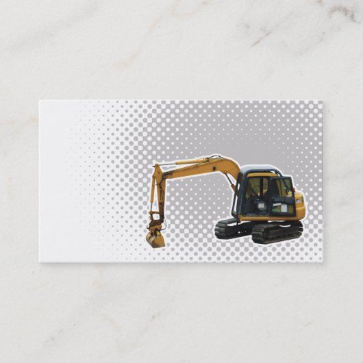 建築の機械坑夫のbusinesscard 名刺 (正面)