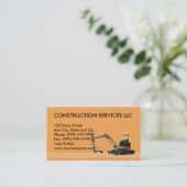 建築の機械坑夫 名刺 (スタンド正面)