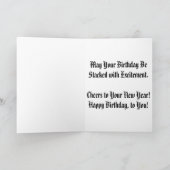 「建築の歴史」誕生日カード カード (内部)