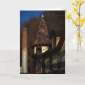 「建築の歴史」誕生日カード カード (黄色い花)