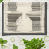 建築の注文、ヴィンテージのエンタブラチュア キッチンタオル (折り畳み)