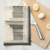 建築の注文、ヴィンテージのエンタブラチュア キッチンタオル (四つ折り)