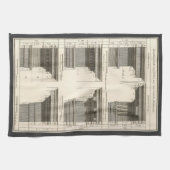 建築の注文、ヴィンテージのエンタブラチュア キッチンタオル (横)