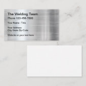 建築の溶接金属の一見 名刺 (正面/裏面)