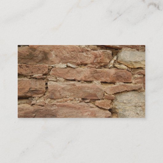 建築の煉瓦工 名刺 (裏面)