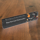 建築の管理のデザイン デスクネームプレート (側面)