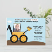 建築の誕生日のパーティの招待状 招待状 (スタンド正面)