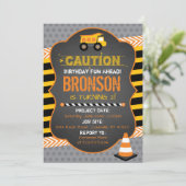 建築の誕生日のパーティの招待状 招待状 (スタンド正面)