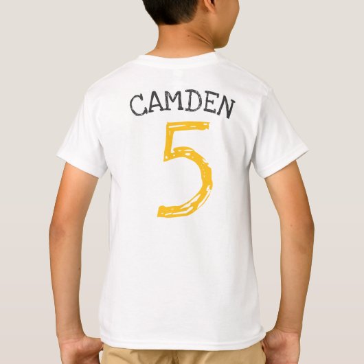 建築の誕生日のワイシャツ Tシャツ (裏面)