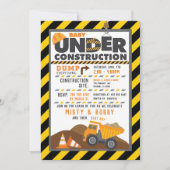 建築の赤ちゃんシャワー招待 招待状 (正面)