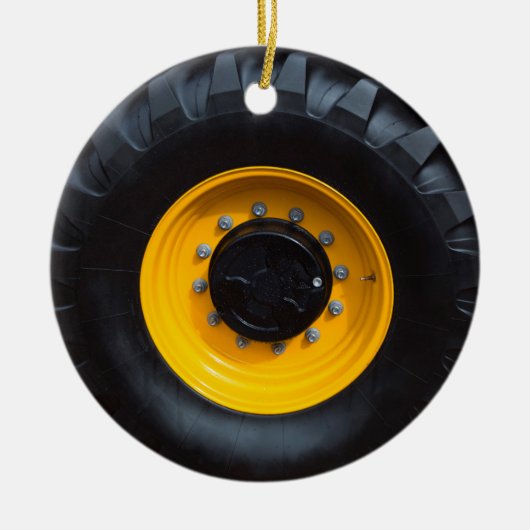 建築の車輪 セラミックオーナメント (正面)