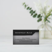 建築の金属の名刺の角度の端 名刺 (スタンド正面)