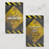 建築の金属の名刺の黒の黄色の錆 名刺 (正面/裏面)