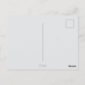 建築の門のスケッチ ポストカード (裏面)
