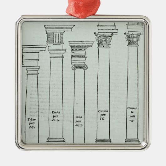 建築の順序 メタルオーナメント (正面)