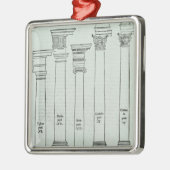 建築の順序 メタルオーナメント (左)