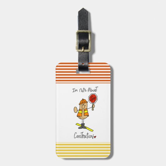 建築のTシャツおよびギフトについてのナット ラゲッジタグ (正面縦)