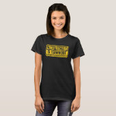 建築はチームワークワーカーサイト Tシャツ (正面フル)