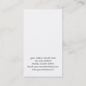 建築または建築者の名刺 名刺 (裏面)