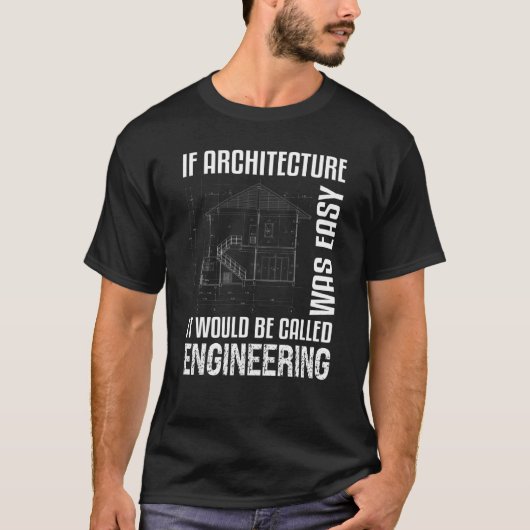 建築もしは簡単・アーキテクト Tシャツ (正面)