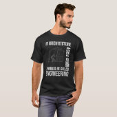 建築もしは簡単・アーキテクト Tシャツ (正面フル)