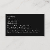 建築れんが模様の名刺 名刺 (裏面)