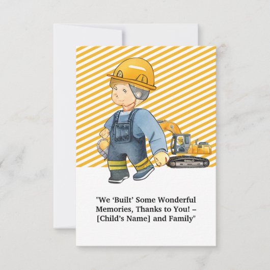 「建築をテーマにしたサンキューカード- Appiness サンキューカード (正面)