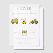 建築をテーマにしたデザイン誕生日 ベラム紙招待状 (オフセット)