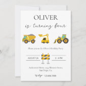 建築をテーマにしたデザイン誕生日 招待状 (正面)