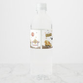 建築をテーマにしたパーティーでブラストを構築 ペットボトルラベル (裏面)