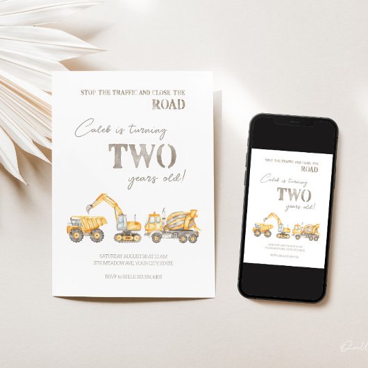 建築をテーマにした第2誕生日招待状 シーズンカード