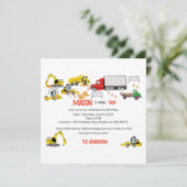 建築をテーマにした誕生日パーティーの招待状 案内状 (スタンド正面)