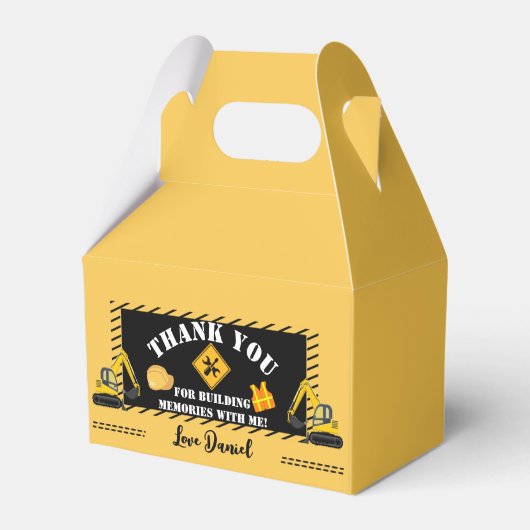 建築をテーマにした誕生日特典ボックス フェイバーボックス (正面サイド)