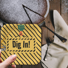 建築をテーマにした誕生日紙プレート ペーパープレート