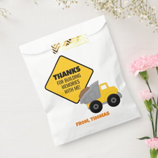 建築をテーマにした誕生日 フェイバーバッグ (封をした状態)