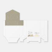 建築をテーマにした赤ちゃんシャワーお願いボックス フェイバーボックス (折り畳みなし)