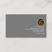 建築を置く石積みの煉瓦 名刺 (裏面)