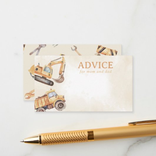 建築アドバイスママとパパ エンクロージャーカード (正面/裏面インサイチュ)