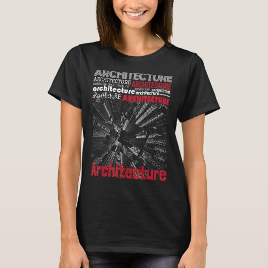 建築アーキテクチャエンジニアプランナー構築 Tシャツ (正面)