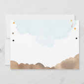 建築イエローダンプトラックボーイ誕生日インビタ 招待状 (裏面)