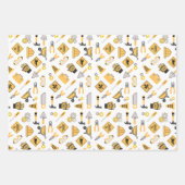 建築イエローボーズダンプトラック誕生日 ラッピングペーパーシート (正面2)