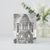 建築イラストレーション ポストカード (スタンド正面)